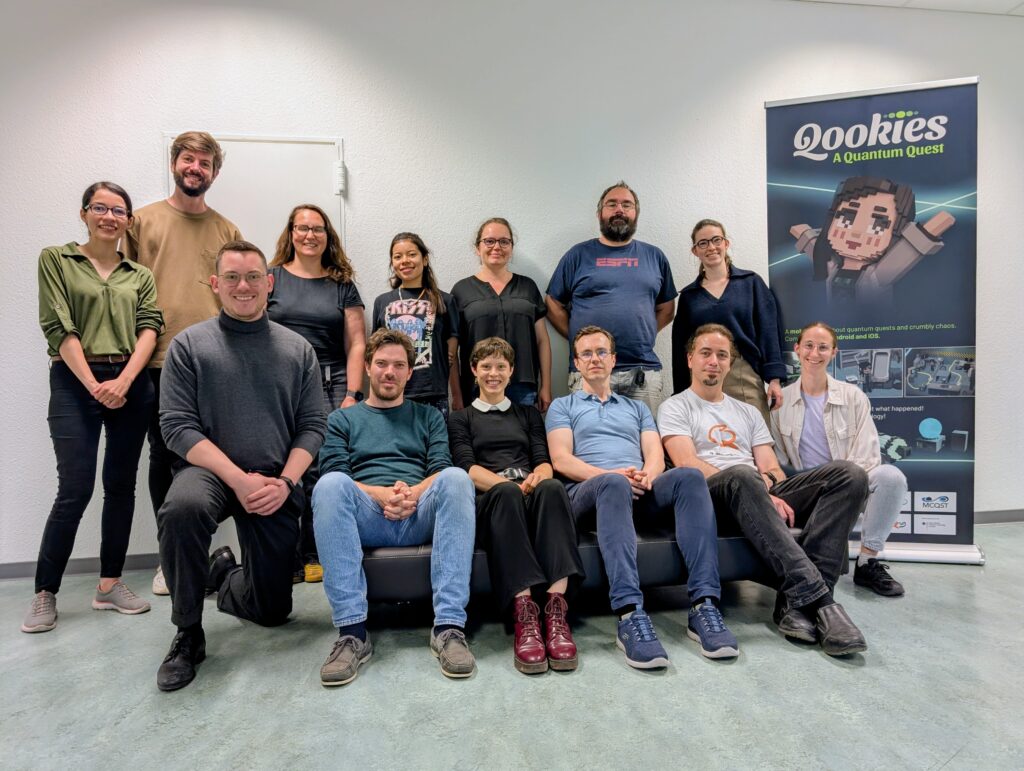 Gruppenbild der GALaQSci Teammitglieder beim dritten Statustreffen in München.