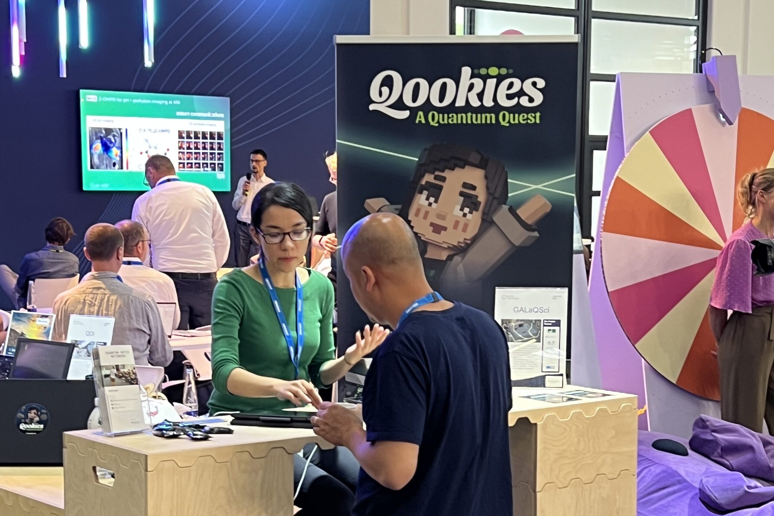 Qookies at the World of Quantum fair 2025 together with “Quantum aktiv”